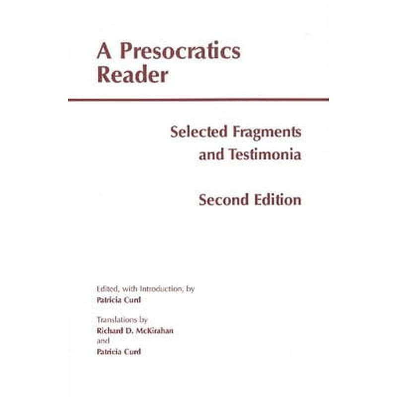 A Presocratics Reader