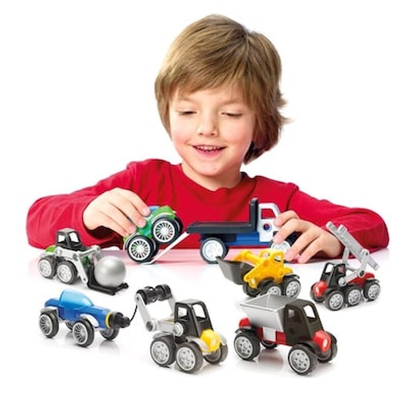 Smartmax Παιδικές Κατασκευές Με Μαγνήτη power Vehicles Mix 124303