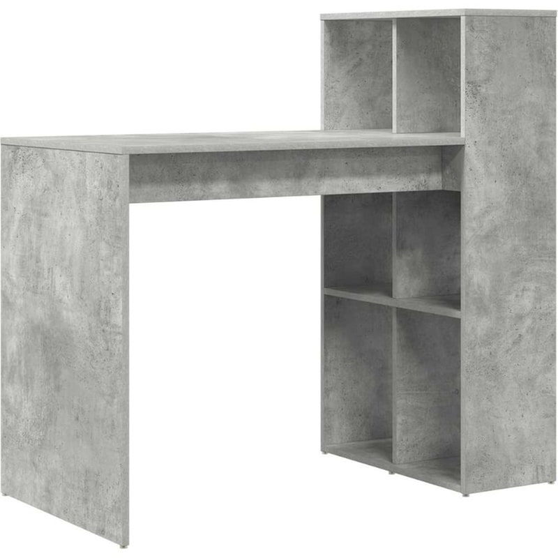 Γραφείο VidaXL από Επεξεργασμένο Ξύλο 108x55x103,5 cm - Γκρι Σκυροδέματος