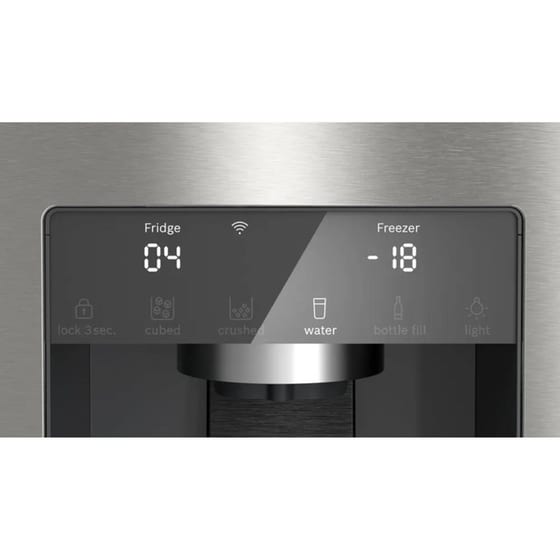 BOSCH KFD96APEA Full No Frost 574 Lt - Brushed Steel Anti-Fingerprint Ψυγείο Ντουλάπα image 3