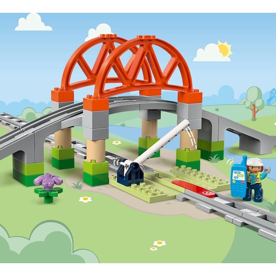 LEGO® DUPLO® Town Σετ Επέκτασης με Γέφυρα και Τροχιές Τρένου (10426) image 7