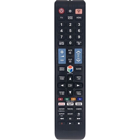Τηλεχειριστήριο Τηλεόρασης Huayu RM-L1598 για Samsung - Μαύρο image 0