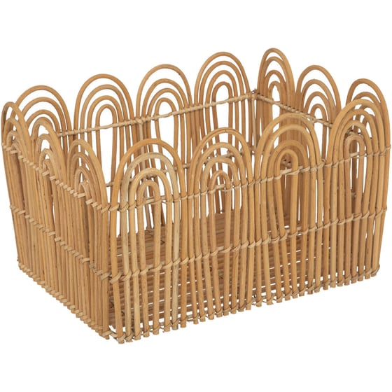 Καλάθια Αποθήκευσης Spitishop Ξύλινο 3Τμχ - Καφέ image 2