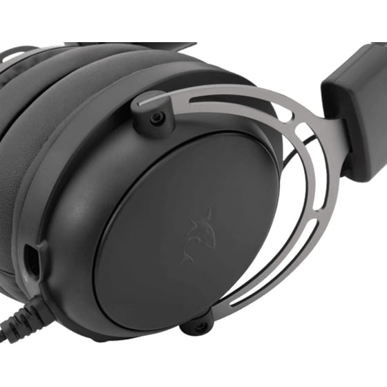 White Shark Gorilla Gaming Ενσύρματα Ακουστικά 3.5mm - Μαύρα/Γκρι image 3