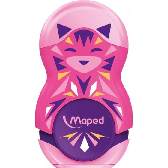 Γόμα & Ξύστρα Maped Loopy Mini Cute 4 Σχέδια image 1