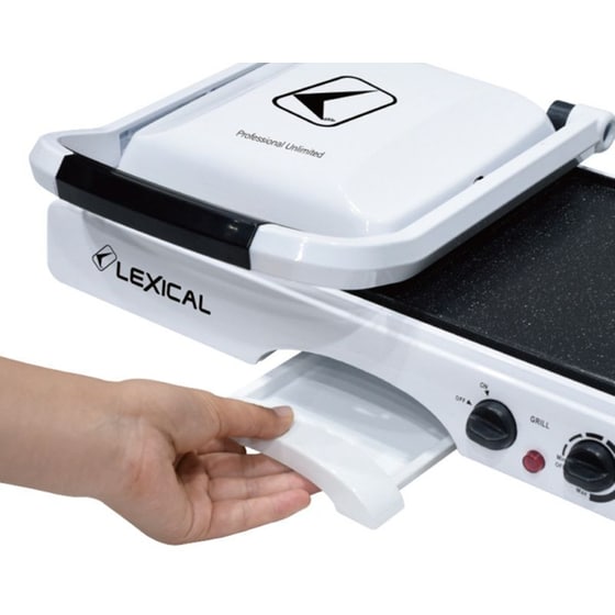 Ηλεκτρική Ψησταριά BBQ LEXICAL LSM-2550-1 1600W Λευκό image 2
