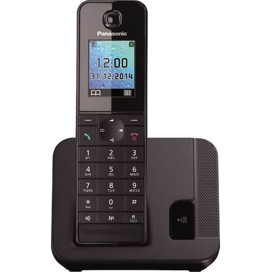Ασύρματο Τηλέφωνο Panasonic KX-TGH210 - Μαύρο image 0