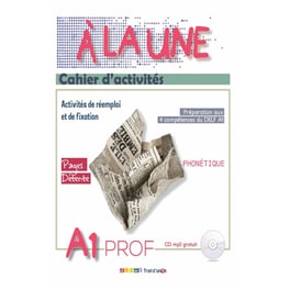 A La Une Cahier d'activites Professeur A1