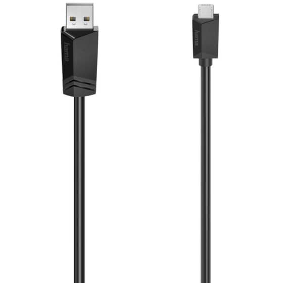 Καλώδιο Hama USB-A Male σε micro USB Male - 1.5m image 0