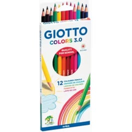 Ξυλομπογιές Giotto Colors 3. 0 Blister 12 Τεμάχια
