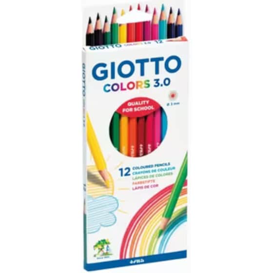 Ξυλομπογιές Giotto Colors 3. 0 Blister 12 Τεμάχια image 0