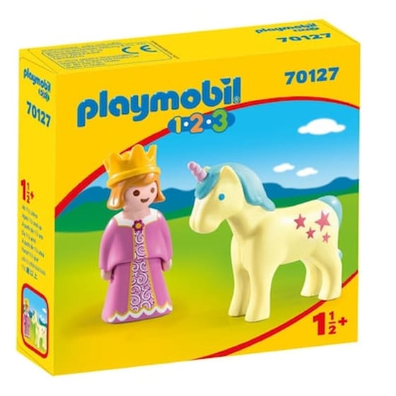 PLAYMOBIL® 1·2·3 Πριγκίπισσα με Μονόκερο (70127) image 0