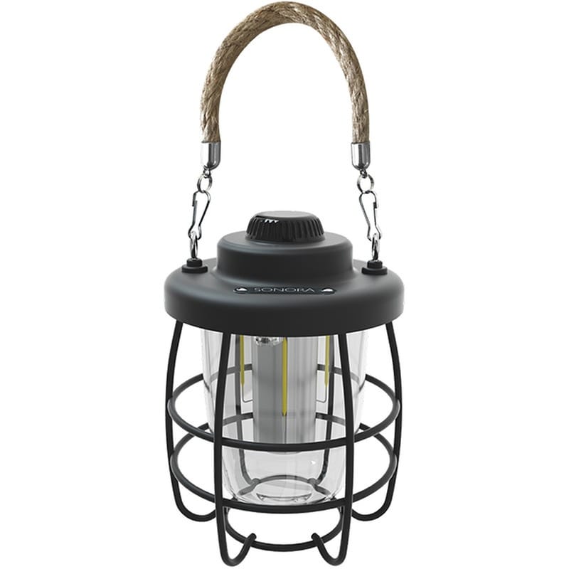 Sonora Φανάρι Led Επαναφορτιζόμενο για Camping 170lm 3.2W Μαύρο