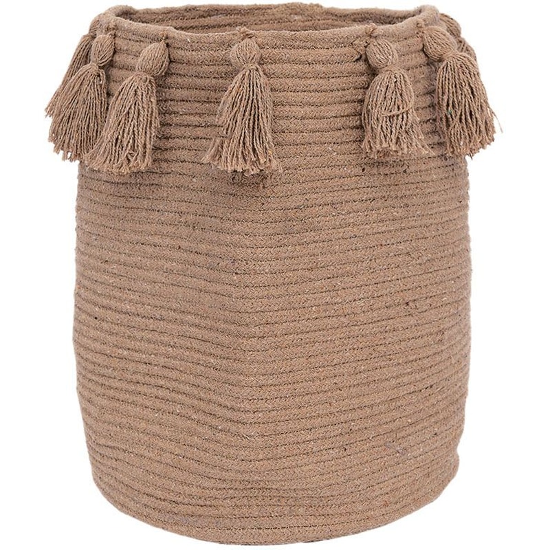 PALAMAIKI Καλάθι Αποθήκευσης Palamaiki Fabian Sand από Βαμβάκι 30x40cm - Καφέ