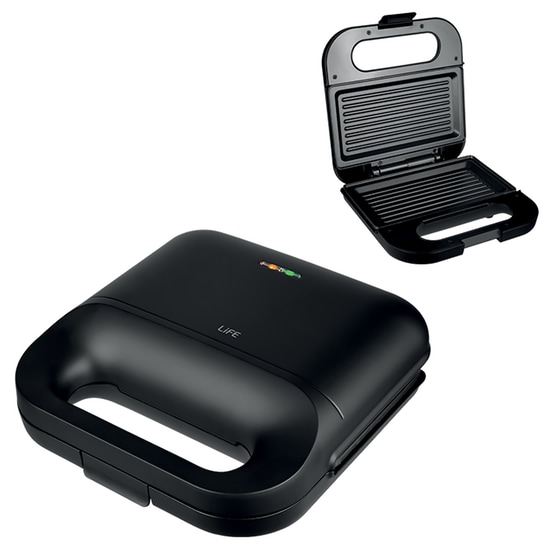 LIFE Tostaki Flat Black Series 750 W Μαύρo Τοστιέρα - Γκριλιέρα image 1