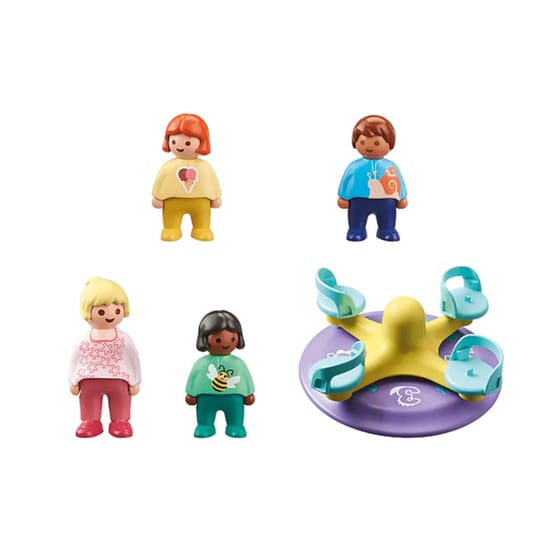 PLAYMOBIL® 1·2·3 Παιδικό καρουζέλ (71324) image 4