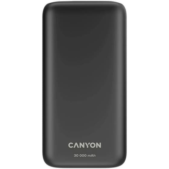 Powerbank Canyon 30.000 mAh - Μαύρο image 0