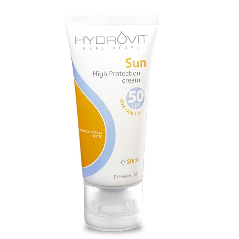 HYDROVIT Αντηλιακή Κρέμα Hydrovit Για Πρόσωπο SPF50 50ml