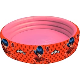 Φουσκωτή Παιδική Πισίνα Gim Miraculous Ladybug 91Lt - Κόκκινη