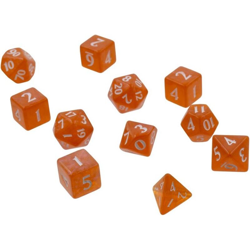 ULTRA-PRO Eclipse 11-dice Set: Pumpkin Orange ULTRA-PRO