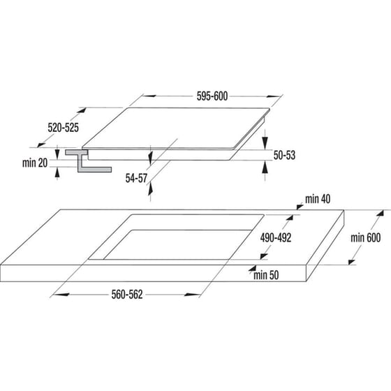 GORENJE ECT601FMC 60 cm Μαύρο Εστία Κεραμική Αυτόνομη image 5