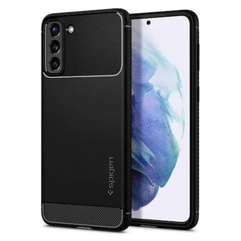 Θήκη Samsung Galaxy S21 - Spigen Rugged Armor - Matte Black
