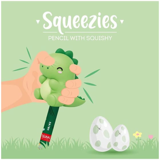 Μολύβι Legami HB Squeezies Dino image 2