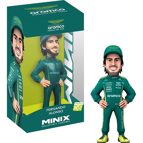 Φιγούρα MINIX Aston Martin Fernando Alonso 12cm image 0