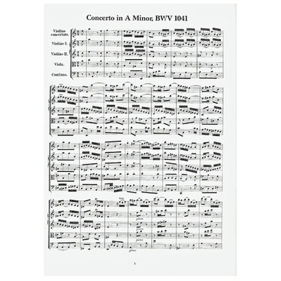 Βιβλίο Για Σύνολα Dover Publications Bach - The Three Violin Concerti [full Score] image 3