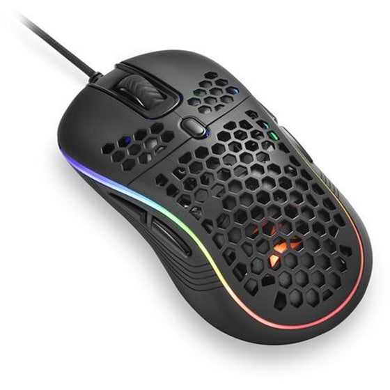 Sharkoon Light² S RGB Gaming Ενσύρματο Ποντίκι 6200 DPI - Μαύρο image 1