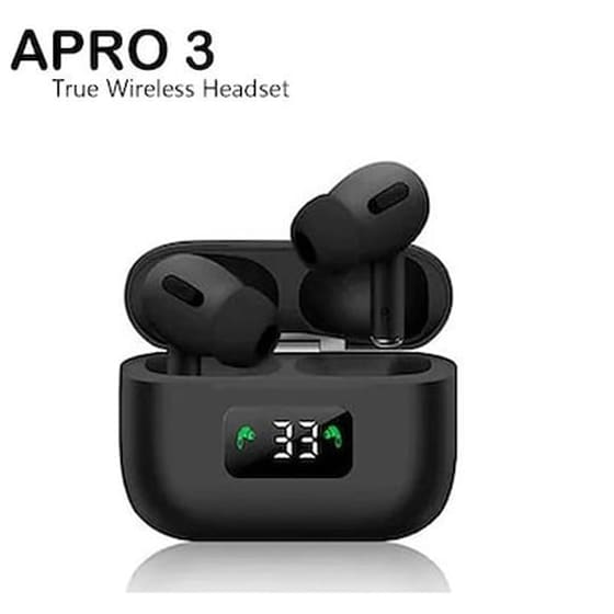 Apro 3 Toutch True Wireless Heatset (black) image 1