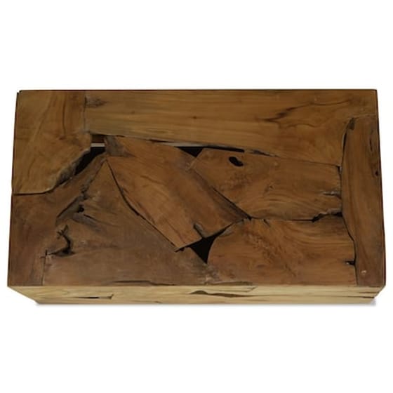 Τραπεζάκι Σαλονιού VidaXL από Ξύλο Teak 90x50x30cm - Καφέ image 3