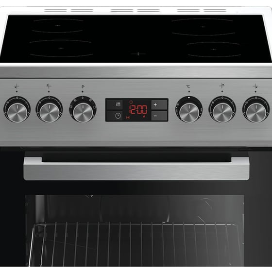 BEKO FSM57300GX 55 Lt Inox Ηλεκτρική Κουζίνα Κεραμική image 1