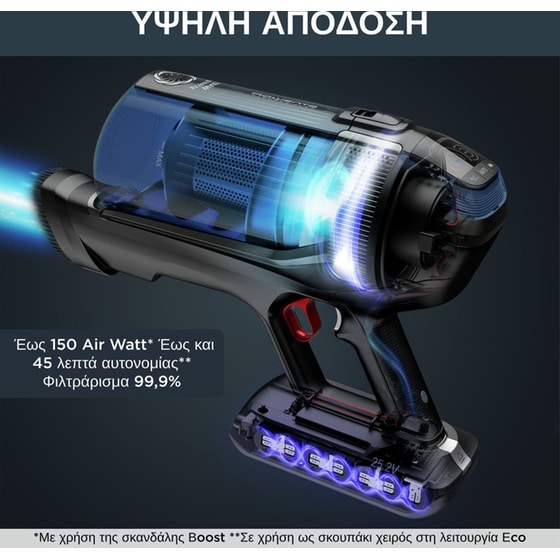 Σκούπα Stick ROWENTA RH98C0WO X-Force Flex 12.60 320 W 0.9 L Μπλε image 2