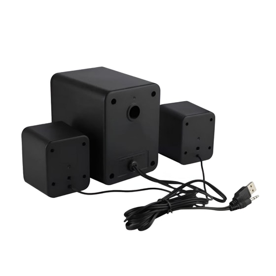 Ηχεία 2.1 Aria Trade ZS35B 11 W - Λευκά/Μαύρα image 2