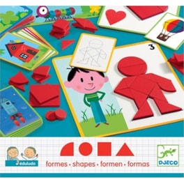 Djeco Τάγκραμ Σύνθεση Εικόνας Φόρμες Σε Κάρτες