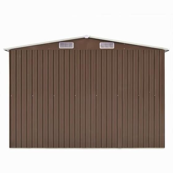 Vidaxl Αποθήκη Κήπου Καφέ 257 X 597 X 178 Εκ. Μεταλλική image 5