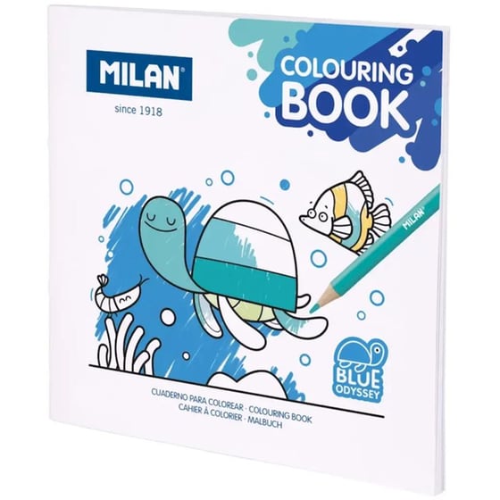 Colouring Book Milan Blue Odyssey image 0