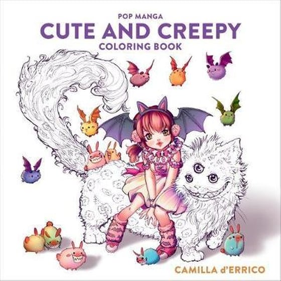 Pop Manga Cute and Creepy Coloring Book image 0