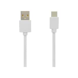 Καλώδιο USB A- Type C - Lamtech - 2.0 m - White