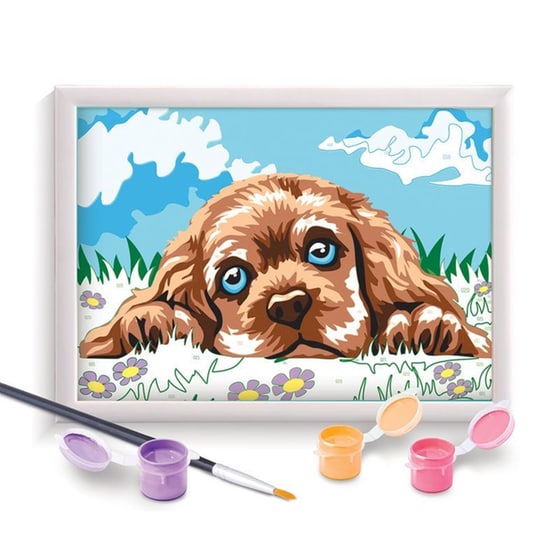 AS Company Paint & Frame Ζωγραφίζω Με Αριθμούς Loving Puppy image 3