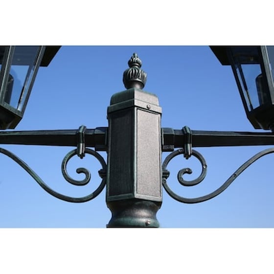 Vidaxl Preston Στύλος Φωτισμού Κήπου 2φωτος Πράσινος 215 Cm image 4