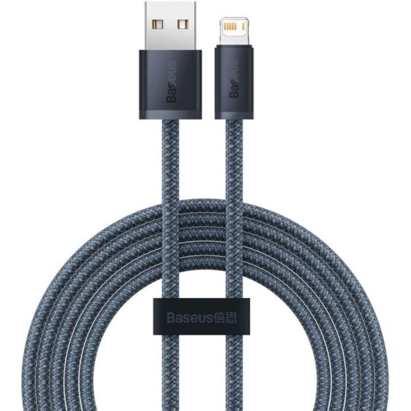 Baseus Καλώδιο CALD000516 USB-A/Lightning σε USB-A 2m Γκρι