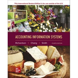 Accounting Information Systems ISE