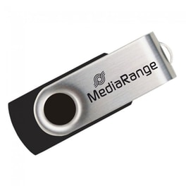 MediaRange MR911 32GB USB 2.0 Μαύρο/Ασημί