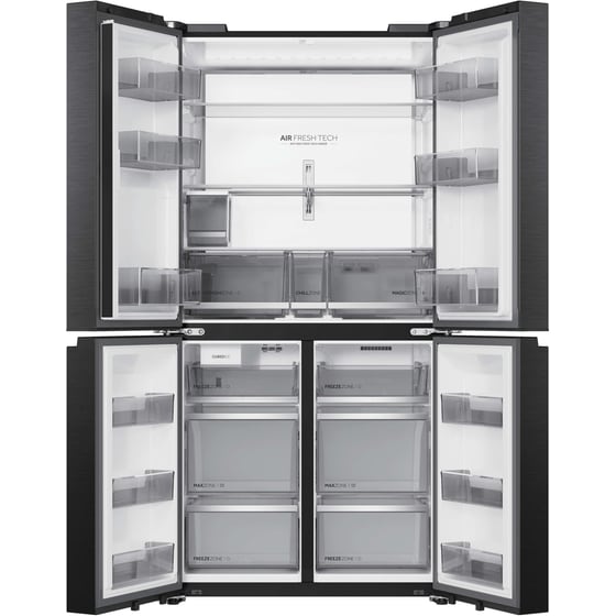 HAIER HCR79F18CHMB Total No Frost 700 Lt Μαύρο Ψυγείο Ντουλάπα image 3