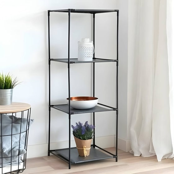 Ραφιέρα Aria Trade από Μέταλλο 34x34x104 cm - Μαύρο image 2