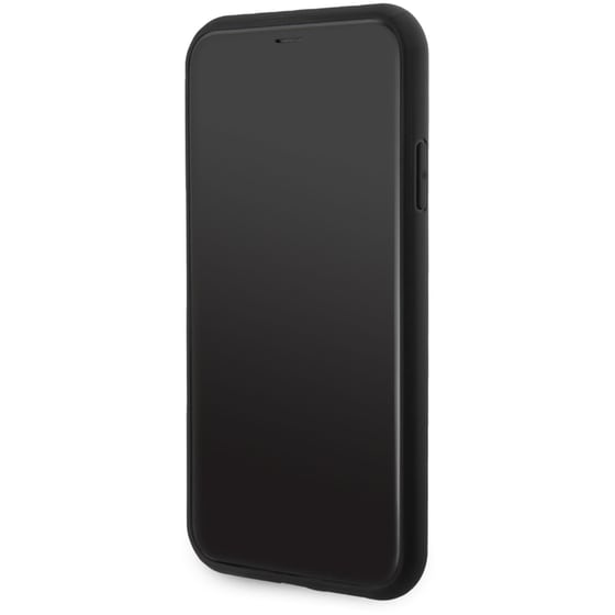 Θήκη Apple iPhone 11 - Guess 4g Logo Collection Magsafe Ring Stand Hard Case - Μαύρο image 4