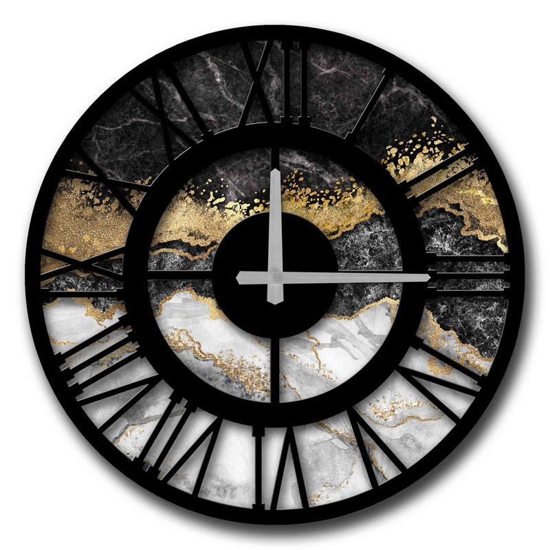 Αναλογικό Ρολόι 24Mall 50×50 cm – Πολύχρωμο