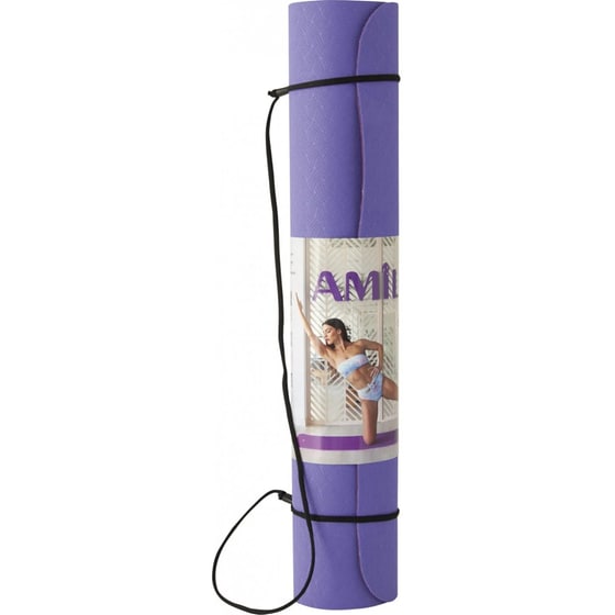 Στρώμα Γυμναστικής Amila Yoga Mat 81771 από TPE 173x60 cm - Μωβ image 3